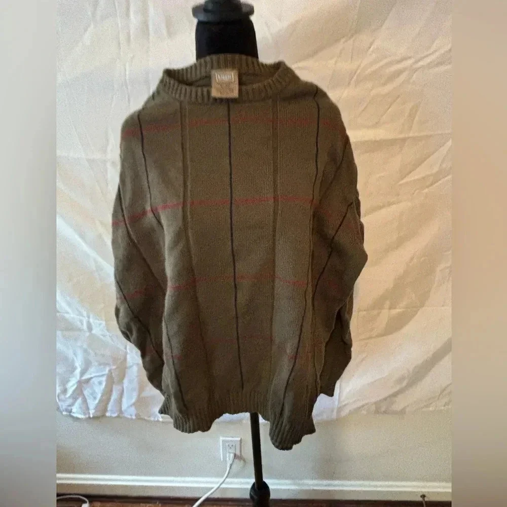Haggar Crew neck Sweater, Men’s Size XL, long sleeve, textured, good condition